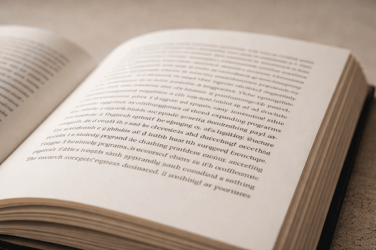 Abstract illustration of a simplified document layout